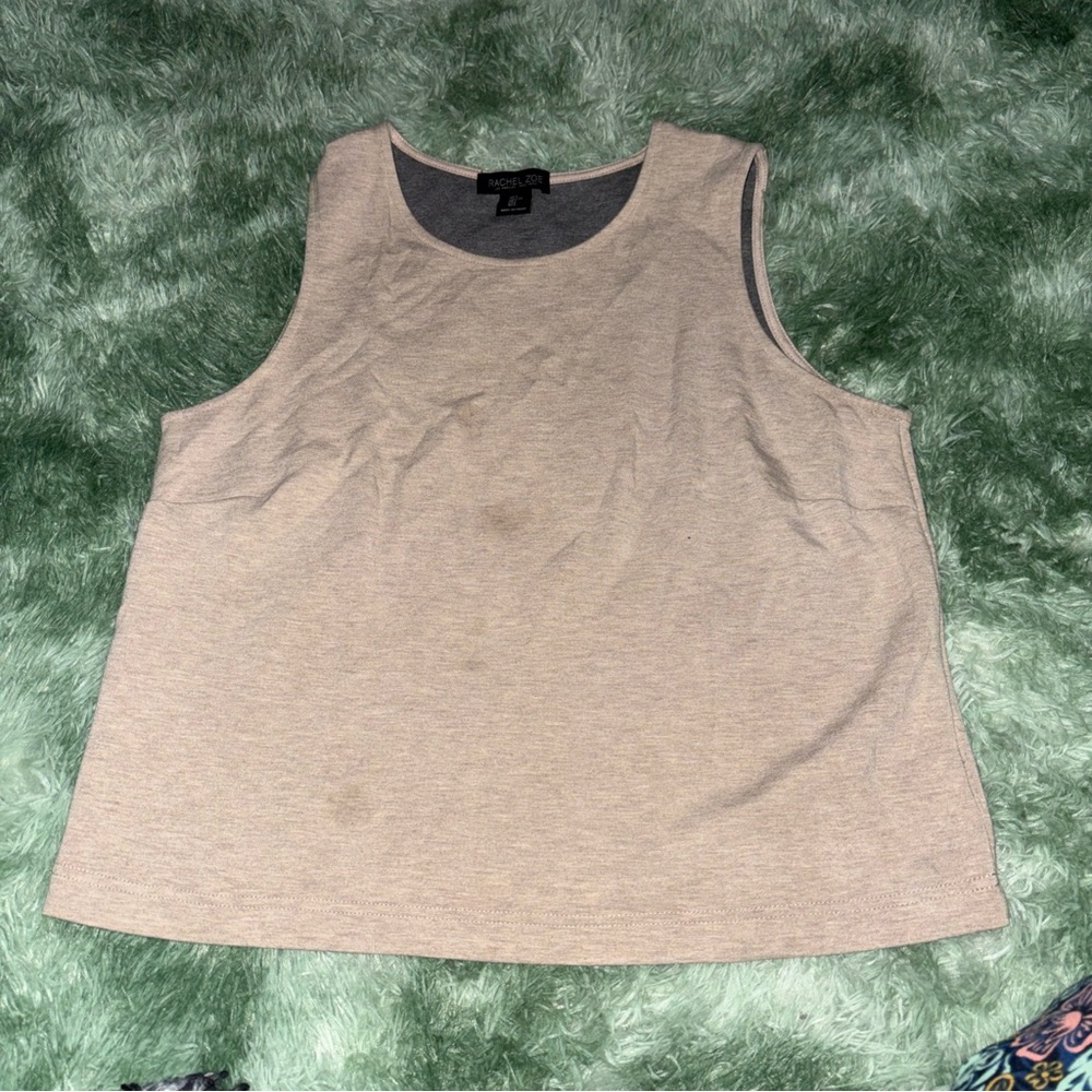 Rachel Zoe Light Beige Tank Top